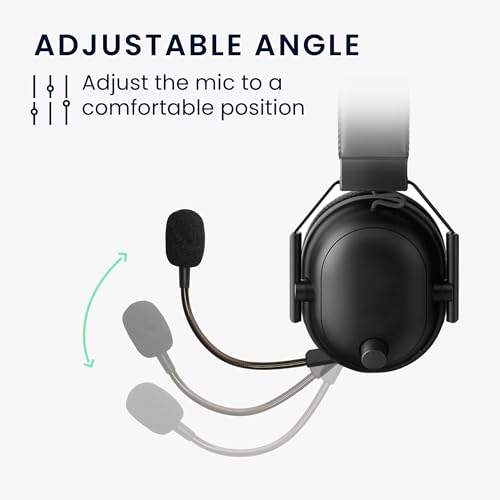 kwmobile Gaming Headset Mikrofon kompatibel mit Razer Blackshark v2 / Pro / SE - 10cm - Schwarz Bild 4
