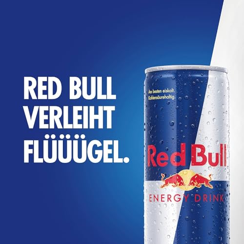 Red Bull Energy Drink Dosen Getränke 12er Palette + Logitech G502 HERO High-Performance Gaming-Maus Schwarz Bild 2