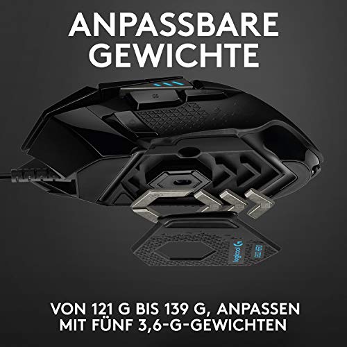 Red Bull Energy Drink Dosen Getränke 12er Palette + Logitech G502 HERO High-Performance Gaming-Maus Schwarz Bild 5