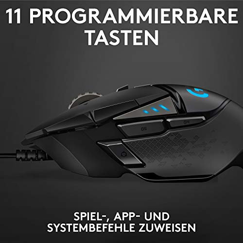 Red Bull Energy Drink Dosen Getränke 12er Palette + Logitech G502 HERO High-Performance Gaming-Maus Schwarz Bild 7