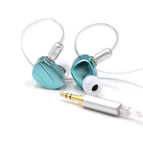 BQEYZ Wetterserie Cloud-kabelgebundene Kopfhörer HiFi-Kopfhörer IEM 10mm dynamischer Treiber 6,8 mm passiver Treiber High-Definition-Gaming-Headsets Abnehmbare 2Pin Silber Plated OFC für Audiophile Bild 1