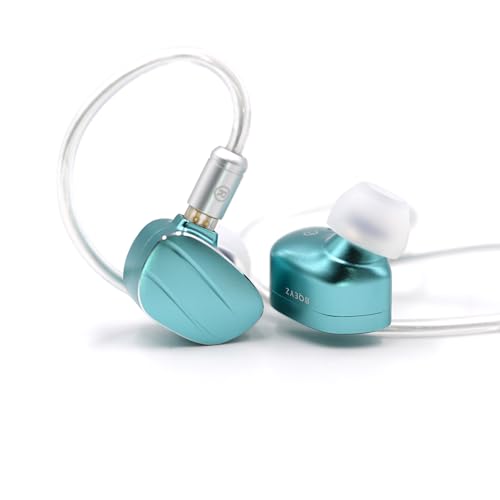 BQEYZ Wetterserie Cloud-kabelgebundene Kopfhörer HiFi-Kopfhörer IEM 10mm dynamischer Treiber 6,8 mm passiver Treiber High-Definition-Gaming-Headsets Abnehmbare 2Pin Silber Plated OFC für Audiophile Bild 3