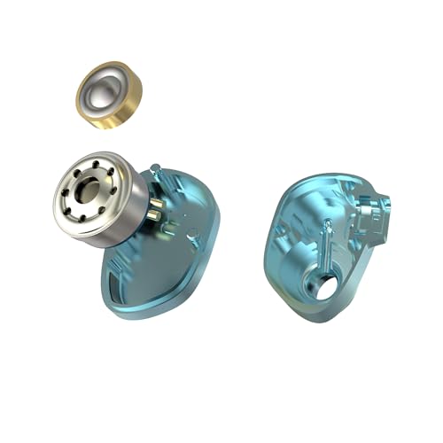 BQEYZ Wetterserie Cloud-kabelgebundene Kopfhörer HiFi-Kopfhörer IEM 10mm dynamischer Treiber 6,8 mm passiver Treiber High-Definition-Gaming-Headsets Abnehmbare 2Pin Silber Plated OFC für Audiophile Bild 5