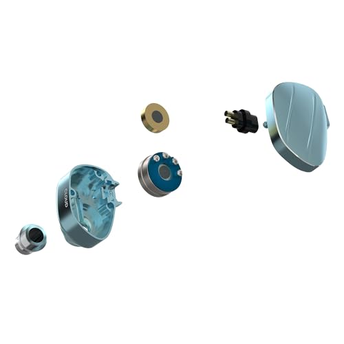 BQEYZ Wetterserie Cloud-kabelgebundene Kopfhörer HiFi-Kopfhörer IEM 10mm dynamischer Treiber 6,8 mm passiver Treiber High-Definition-Gaming-Headsets Abnehmbare 2Pin Silber Plated OFC für Audiophile Bild 6