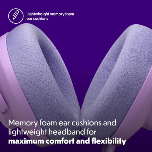 JBL Quantum 100M2 Kabelgebundenes Over-Ear Gaming Headset mit JBL QuantumSOUND Signature, 3,5-mm-Klinke, Multi-Plattform-Kompatibilität und abnehmbarem Mikrofon mit Stummschaltungsoption, Lila Bild 4