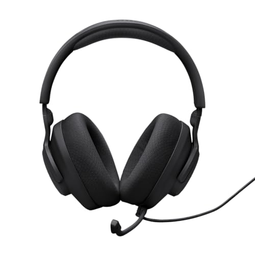 JBL Quantum 100M2 Kabelgebundenes Over-Ear Gaming Headset mit JBL QuantumSOUND Signature, 3,5-mm-Klinke, Multi-Plattform-Kompatibilität und abnehmbarem Mikrofon mit Stummschaltungsoption, Schwarz Bild 5
