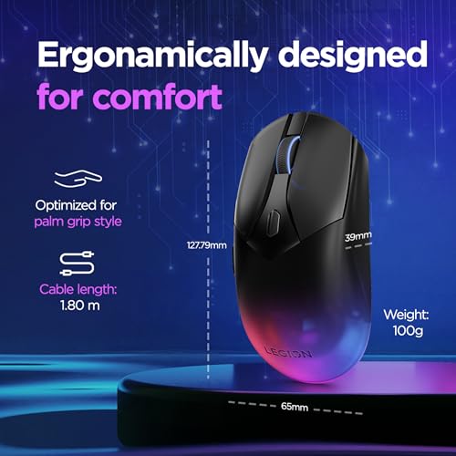 Lenovo Legion M410 | Wireless RGB Gaming Maus Bild 5
