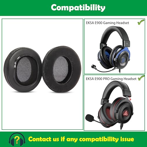 Premium Proteinkleder Ersatz Ohrpolster für EKSA E900 E900 PRO Gaming Headset Ersatz-Ohrpolster Bild 2