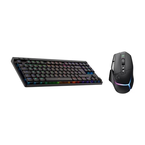 Logitech G502 X PLUS LIGHTSPEED Draadloze RGB Gaming Muis - Optische muis met LIGHTFORCE, Logitech G G515 LIGHTSPEED TKL kabellose flache Gaming, taktile mechanische Switches, DEU QWERTZ - Schwarz Bild 1