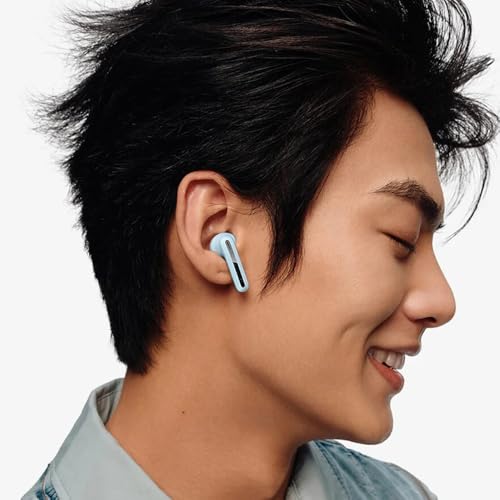XIAOMI Redmi Buds 6 Active – In-Ear Kopfhörer, Bluetooth 5.4, bis zu 30 Stunden Akkulaufzeit, 14.2mm dynamischer Treiber, IPX4 Wasserschutz, Telefonat Rauschunterdrückung, Transparent Blau Bild 5