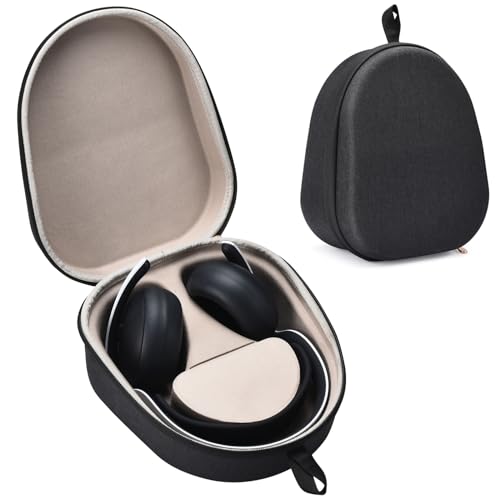 Buziba Harte Tragetasche für Sony Playstation Pulse Elite Wireless Headset, EVA-Schutzhülle, tragbare Reise-Aufbewahrungstasche für PS5 Pulse Elite Kopfhörer (schwarz) Bild 1