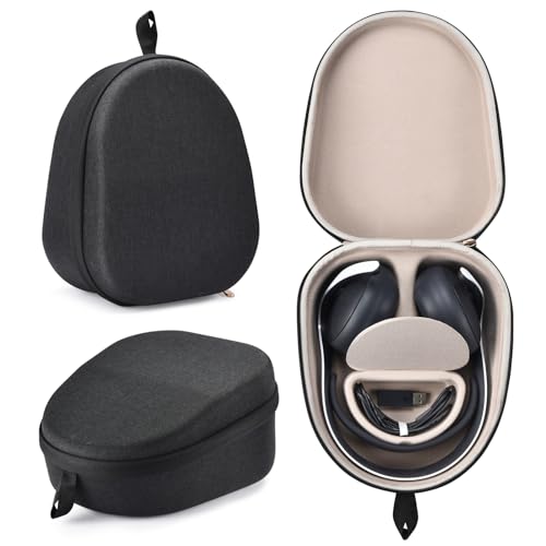 Buziba Harte Tragetasche für Sony Playstation Pulse Elite Wireless Headset, EVA-Schutzhülle, tragbare Reise-Aufbewahrungstasche für PS5 Pulse Elite Kopfhörer (schwarz) Bild 2