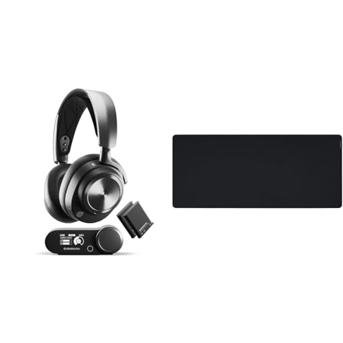 SteelSeries Arctis Nova Pro Wireless Gaming-Headset & Razer Gigantus V2 XXL - Weiches Gaming-Mauspad für schnelle Spielstile und optimale Kontrolle Bild 1