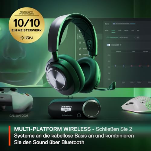 SteelSeries Arctis Nova Pro Wireless Gaming-Headset & Razer Gigantus V2 XXL - Weiches Gaming-Mauspad für schnelle Spielstile und optimale Kontrolle Bild 3