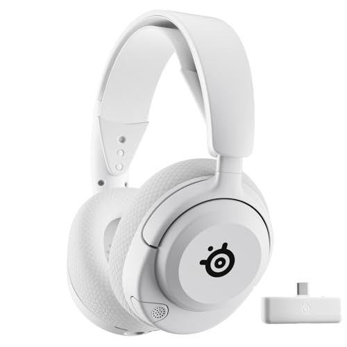 SteelSeries Arctis Nova 5X Wireless - Gaming Headset Multi-System -Xbox,PC - Magnetische Neodym-Treiber -Über 100 Audio Presets - 60H Akkulaufzeit -2,4 GHz oder BT -ClearCast Gen2.X-Mik -Weiß Bild 1