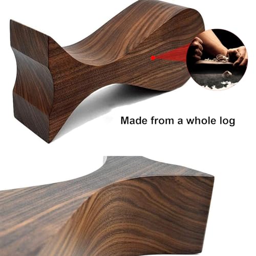 Kopfhörerhalter Kopfhörerständer Universal aus Holz Halterung Walnussholz Kopfhörer Ständer kopfhörer Halter Gaming Headset Halterung Schreibtisch-Disply-Ablage Bild 6