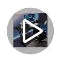 Pyhodi Gaming-Schreibtisch mit Umgebungsbeleuchtung, Abnehmbarer LED-Computerarbeitsplatz mit Stahlbeinen für zu Hause, 140 X 59 cm Großer Schreibtisch, Getränkehalter, Headset-Halter, Bild 7
