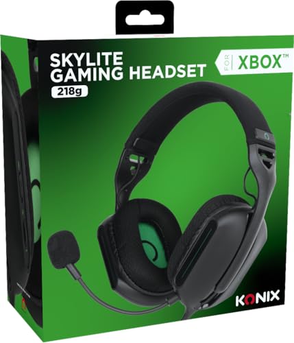 Konix Kabelgebundenes Over-Ear-Gaming-Headset Skylite Ultraleicht 218 g Xbox One und Series X|S - Abnehmbares Mikrofon - 1,5 m Kabel - 3,5 mm Klinke - Schwarz Bild 6