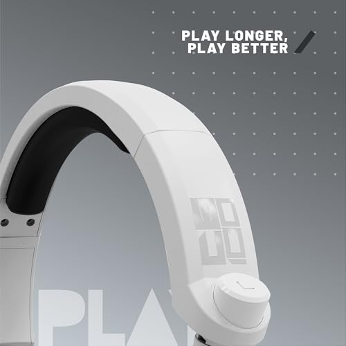 STEALTH C6-100 Gaming-Headset, weiß, Multi-Plattform, kompatibel mit Xbox One, Serie S/X, PS4/5, Switch, PC, Handy und Tablet mit leistungsstarken 40-mm-Lautsprechern, 3,5-mm-Klinkenstecker Bild 6