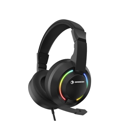 PRIXTON Gaming Set Dragon | Komplettset mit RGB-Tastatur, Maus, Headset, Mauspad Bild 2
