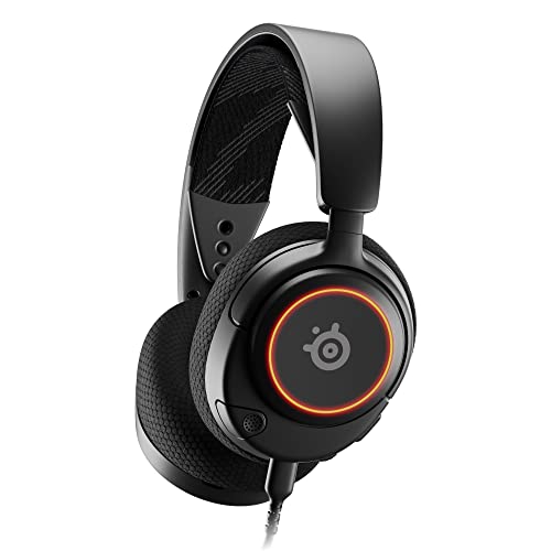 SteelSeries Arctis Nova 3 - Multi-System Gaming-Headset – Hi-Fi-Treiber & Rival 5 - Gaming-Maus - TrueMove Air Optische Sensor mit 18CPI - 9 programmierbare Tasten - Federleichte 85 Gramm, Schwarz Bild 2