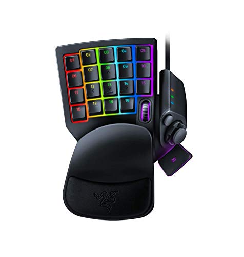 Razer Tartarus Pro - Gaming Keypad & Mouse Dock Pro & Charging Puck (Magnetische drahtlose Ladestation, Hyperspeed 8K Hz, 8 RGB Chroma Beleuchtung & Modul für kompatible Mäuse) Schwarz Bild 2