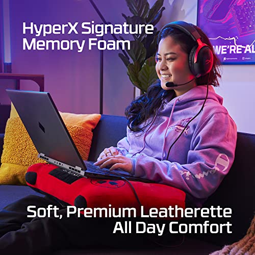 HyperX Cloud III – Kabelgebundenes Gaming-Headset, PC, PS5, Xbox Series X|S & SteelSeries QcK Heavy - Gaming-Mauspad - Stoff - Gummiunterseite - Schwarz (450mm x 400mm x 6mm) Bild 3