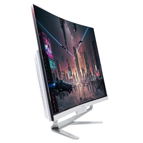 SIMPLETEK All-in-One AiO 27 Zoll FHD Curved Windows 10 Core i3 bis 3,8 GHz 16 GB RAM SSD 2 TB + kabellose Maus inklusive Webcam PC Gaming Curved Streaming Home Arbeit Computer für Jungen Bild 2