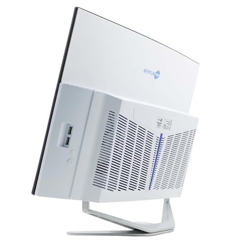 SIMPLETEK All-in-One AiO 27 Zoll FHD Curvo Windows 10 Celeron bis 1,8 GHz 16 GB RAM SSD 120 GB HDD 1 TB + kabellose Maus inklusive Webcam PC Gaming Curved Streaming Home Arbeit Computer für Jungen Bild 4