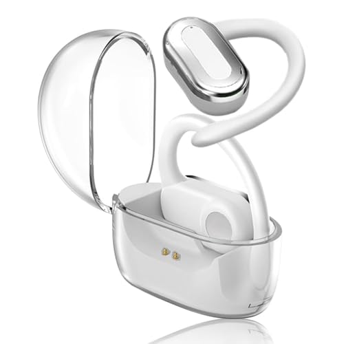 SLuB Offenes Ohr Bluetooth-Headset, kabelloses Bluetooth-Sport-Headset, Luftleitung, Bluetooth 5.3, IPX5 wasserdicht für Laufen, Fitness und Gaming (Weiß). Bild 1