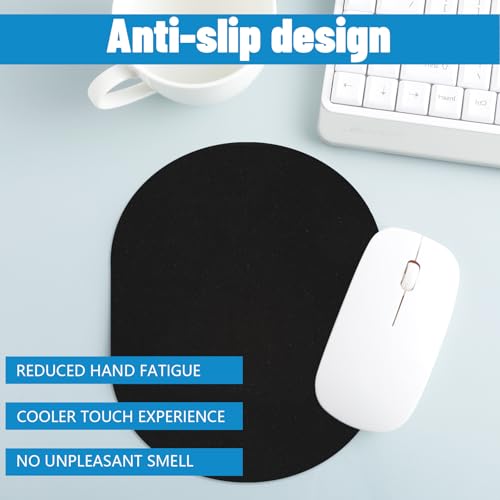 Kleines Mini-Mauspad, 15,2 x 17,8 cm, wasserdicht, waschbar, rutschfeste Gummiunterseite, für Zuhause und Büro, kabellose Maus, Laptop, Computer-Tastatur Bild 4