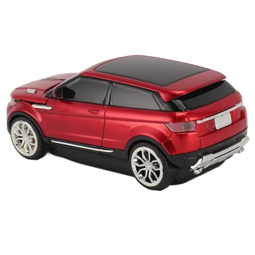 ciciglow Kabellose Gaming-Maus in Autoform, 2,4 GHz, 1600 DPI, Coole 3D-Computermaus in Autoform, USB-Empfänger für Laptop (Rot) Bild 7