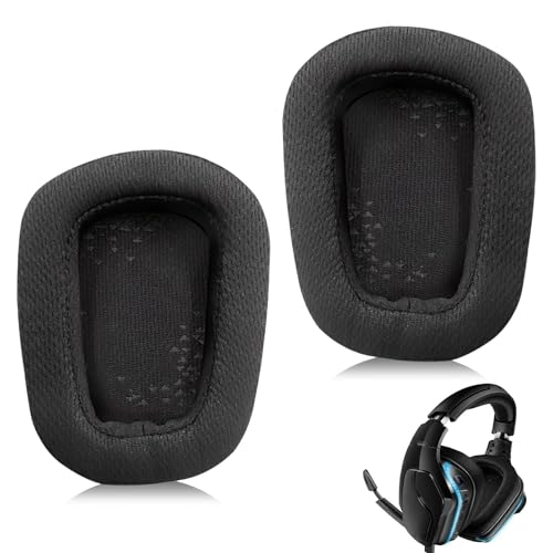 Hochwertige Ersatz-Ohrpolster für Logitech Gaming Headsets - Kompatibel mit G935, G933, G930, G635, G633, G633S, G430, G431, G432, G433 - Memory-Schaum, Verbesserte Klangleistung Bild 1