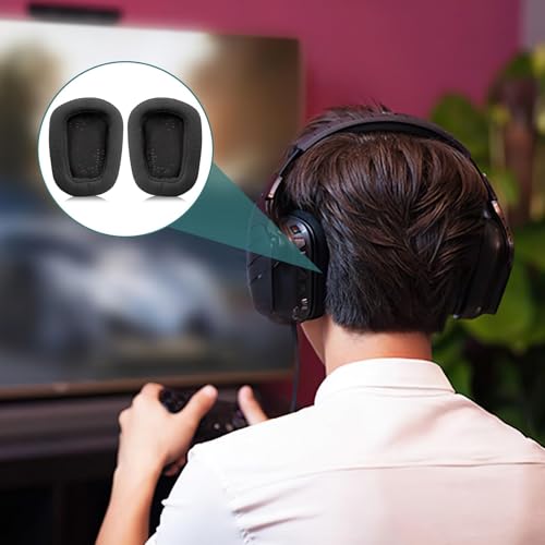 Hochwertige Ersatz-Ohrpolster für Logitech Gaming Headsets - Kompatibel mit G935, G933, G930, G635, G633, G633S, G430, G431, G432, G433 - Memory-Schaum, Verbesserte Klangleistung Bild 6