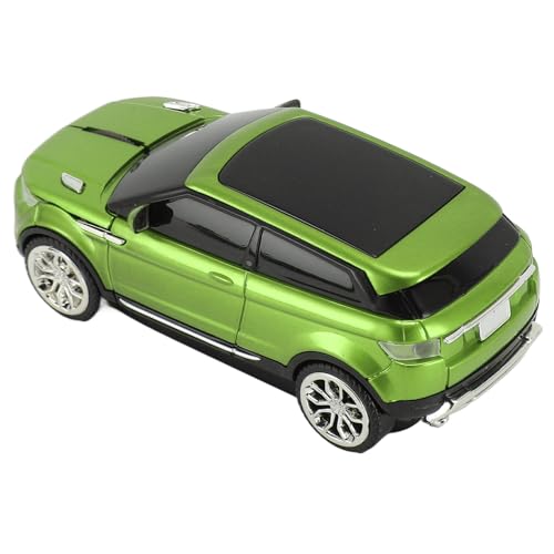 Vikye Drahtlose Gaming-Maus in Sportwagenform, 1600-DPI-USB-Empfänger für Laptop, und -kompatibel (Green) Bild 7