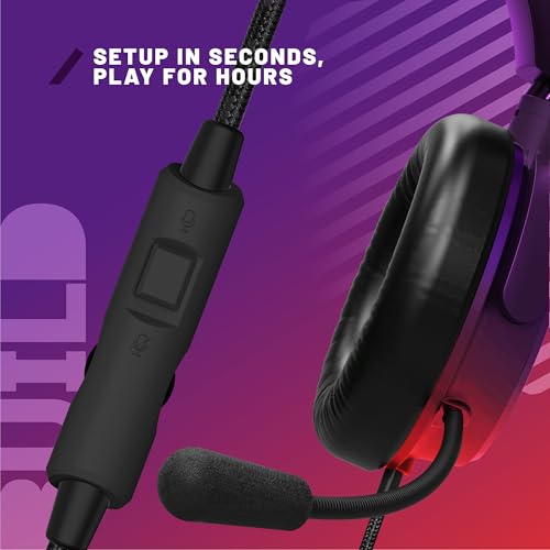 Stealth C6-100 Gaming Headset Strike - Rot & Lila, Multiplattform-kompatibel mit Xbox, PS, Switch, PC, Handy und Tablet Bild 7