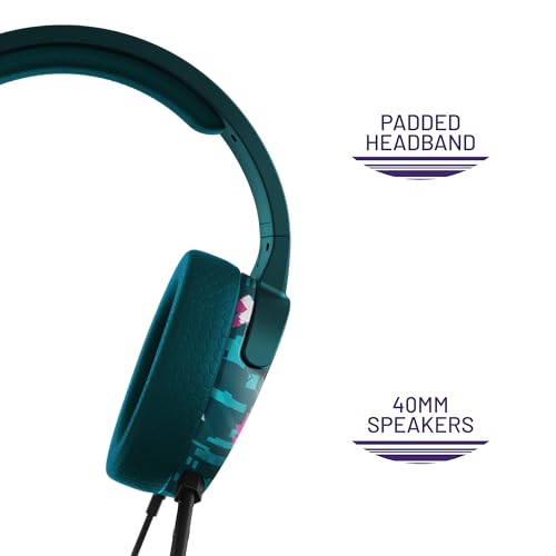 STEALTH Panther Gaming Headset Glitch - Türkis, Over Ear Gaming Headset Kompatibel mit PS4/PS5, Xbox, Switch, PC mit flexiblem Mikrofon, 3,5 mm Klinke, 1,5 m Kabel, leicht, bequem und langlebig Bild 5