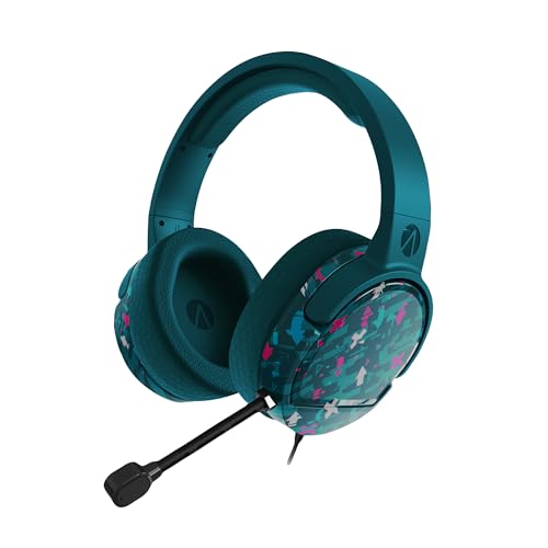 STEALTH Panther Gaming Headset Glitch - Türkis, Over Ear Gaming Headset Kompatibel mit PS4/PS5, Xbox, Switch, PC mit flexiblem Mikrofon, 3,5 mm Klinke, 1,5 m Kabel, leicht, bequem und langlebig Bild 6
