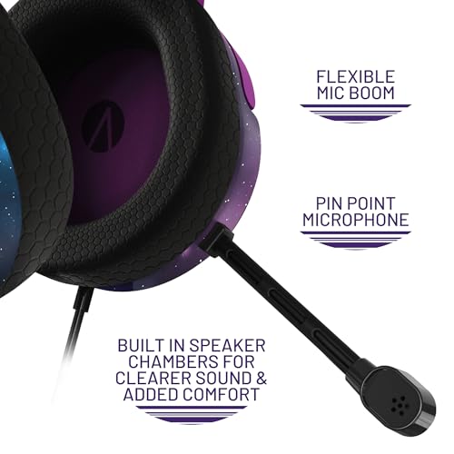 STEALTH Panther Cosmic - Over Ear Gaming Headset Kompatibel mit PS4/PS5, Xbox, Switch, PC mit flexiblem Mikrofon, 3,5 mm Klinke, 1,5 m Kabel, leicht, bequem und langlebig Bild 5