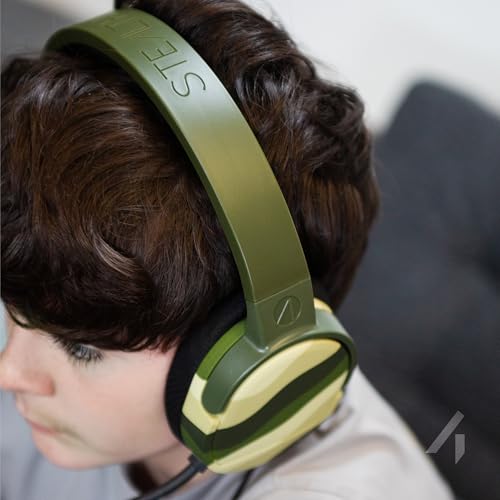 STEALTH Panther Wave - Waldgrün Over Ear Gaming Headset Kompatibel mit PS4/PS5, Xbox, Switch, PC mit flexiblem Mikrofon, 3,5 mm Klinke, 1,5 m Kabel, leicht, bequem und langlebig Bild 2
