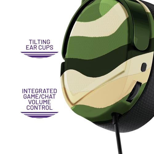STEALTH Panther Wave - Waldgrün Over Ear Gaming Headset Kompatibel mit PS4/PS5, Xbox, Switch, PC mit flexiblem Mikrofon, 3,5 mm Klinke, 1,5 m Kabel, leicht, bequem und langlebig Bild 6