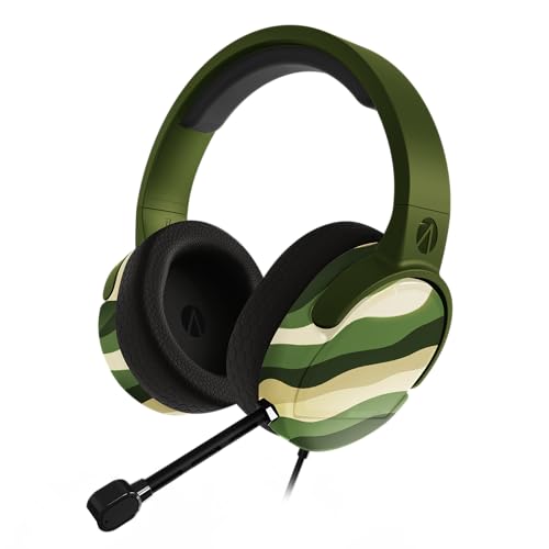 STEALTH Panther Wave - Waldgrün Over Ear Gaming Headset Kompatibel mit PS4/PS5, Xbox, Switch, PC mit flexiblem Mikrofon, 3,5 mm Klinke, 1,5 m Kabel, leicht, bequem und langlebig Bild 7