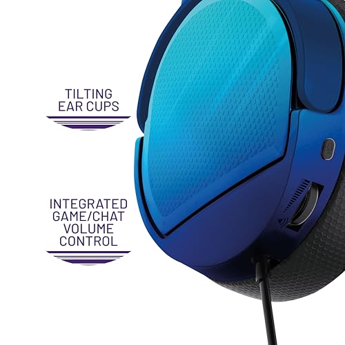 STEALTH PANTHER Plasmablau - Over Ear Gaming Headset Kompatibel mit PS4/PS5, XBOX, Switch, PC mit flexiblem Mikrofon, 3,5 mm Klinke, 1,5 m Kabel, leicht, bequem und langlebig Bild 4