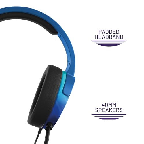 STEALTH PANTHER Plasmablau - Over Ear Gaming Headset Kompatibel mit PS4/PS5, XBOX, Switch, PC mit flexiblem Mikrofon, 3,5 mm Klinke, 1,5 m Kabel, leicht, bequem und langlebig Bild 5