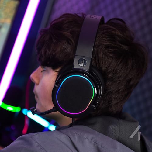 STEALTH PANTHER LED Premium Gaming Headset - Kompatibel mit XBOX, PS4/PS5, Switch, PC Bild 6