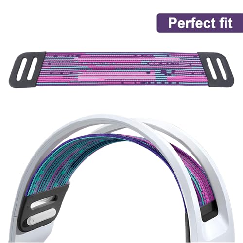 G733/G335 Headset Band Replacement, Kopfband, Pink-Blau, Flexgewebe, Kompatibel mit Logitech G733, G335 Bild 2