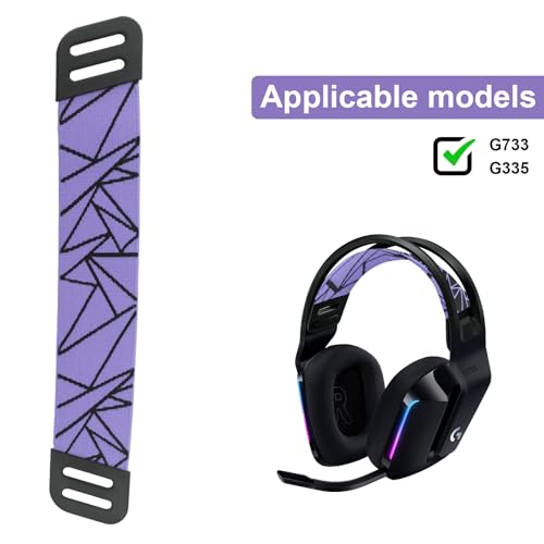 G733 Kopfband-Headset-Gurt, Ersatz-G733-Gurt, Oberband-Teile, Zubehör, kompatibel mit Logitech G733 Wireless G335 kabelgebundenem Gaming-Headset Bild 4