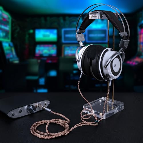 GEEKRIA Apollo Single Crystal Copper Upgrade-Audiokabel, kompatibel mit VZR Model One Audiophile Gaming-Headset, 3,5 mm (1/8 Zoll) auf Dual 3,5 mm Ersatz-Kopfhörerkabel (4,9 Fuß/1,5 m) Bild 5