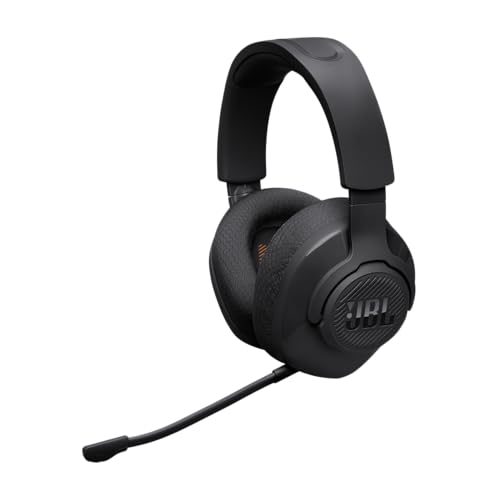 JBL Quantum 360 Kabellose Over-Ear Gaming-Kopfhörer mit 2,4 GHz/Bluetooth Dual Wireless-Verbindung, 22-Stunden-Akku, Multi-Plattform-Kompatibilität, abnehmbarem Mikrofon mit Stummschaltung, Schwarz Bild 1