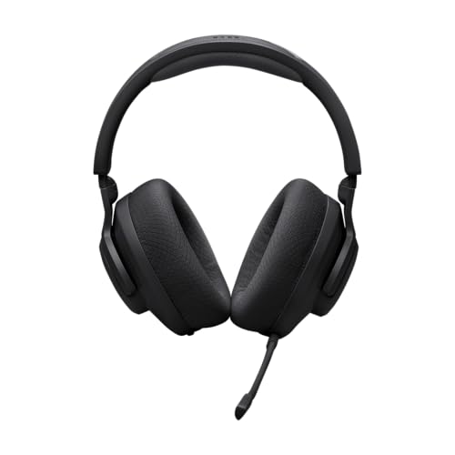 JBL Quantum 360 Kabellose Over-Ear Gaming-Kopfhörer mit 2,4 GHz/Bluetooth Dual Wireless-Verbindung, 22-Stunden-Akku, Multi-Plattform-Kompatibilität, abnehmbarem Mikrofon mit Stummschaltung, Schwarz Bild 5